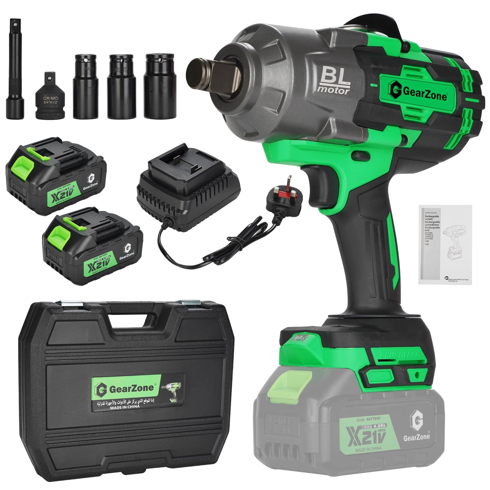 GearZone Impact Driver - 2000Nm 1/2 inch