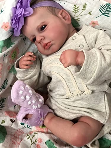 Loulou Reborn Baby Doll - 19 Inch Awake