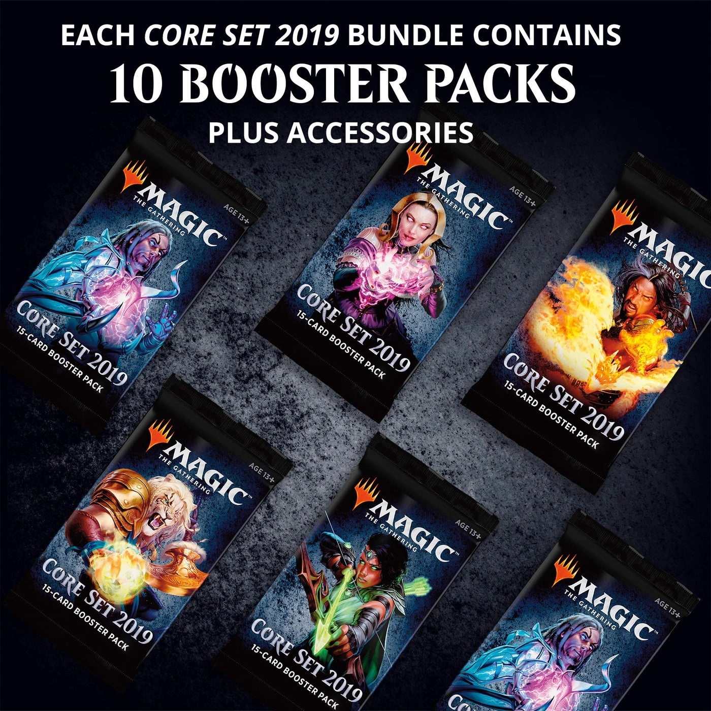 Core Set 2019 - 10 Booster Packs Bundle