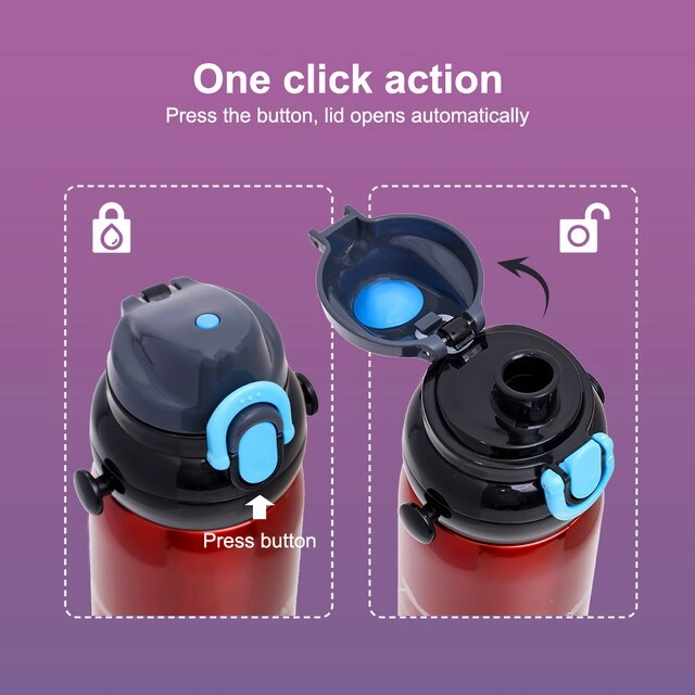 Insulated School Water Bottle Vacuum Insulated 800 ml