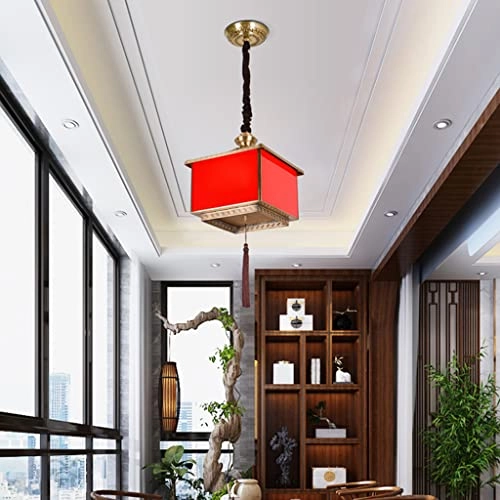 Chinese Lantern - 30x30x32cm Red