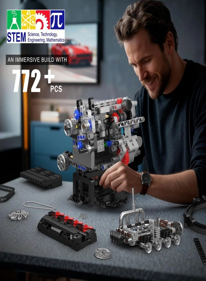 10234 VTEC Engine Model Kit - 772+ pcs