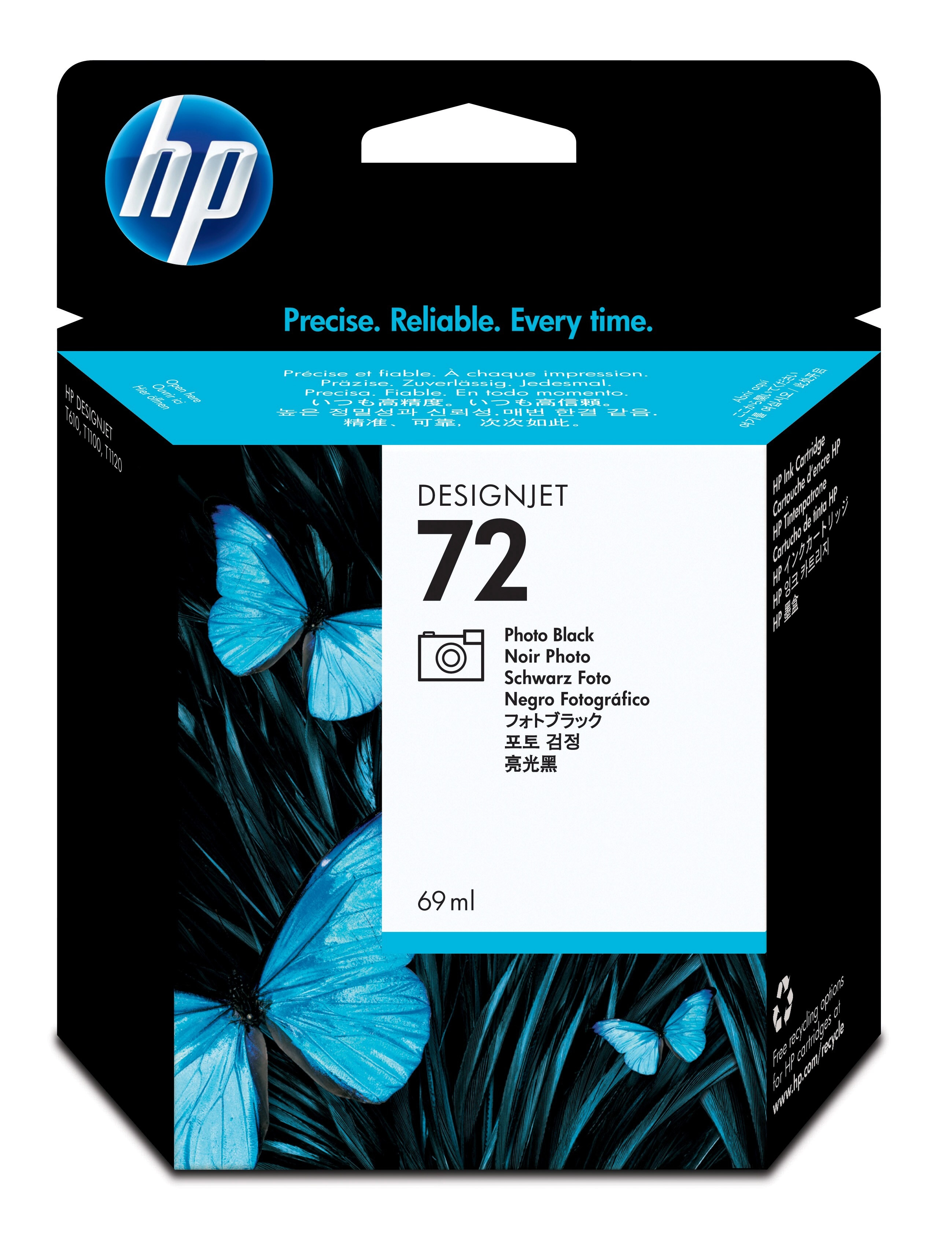 HP 72 Standard Yield Black
