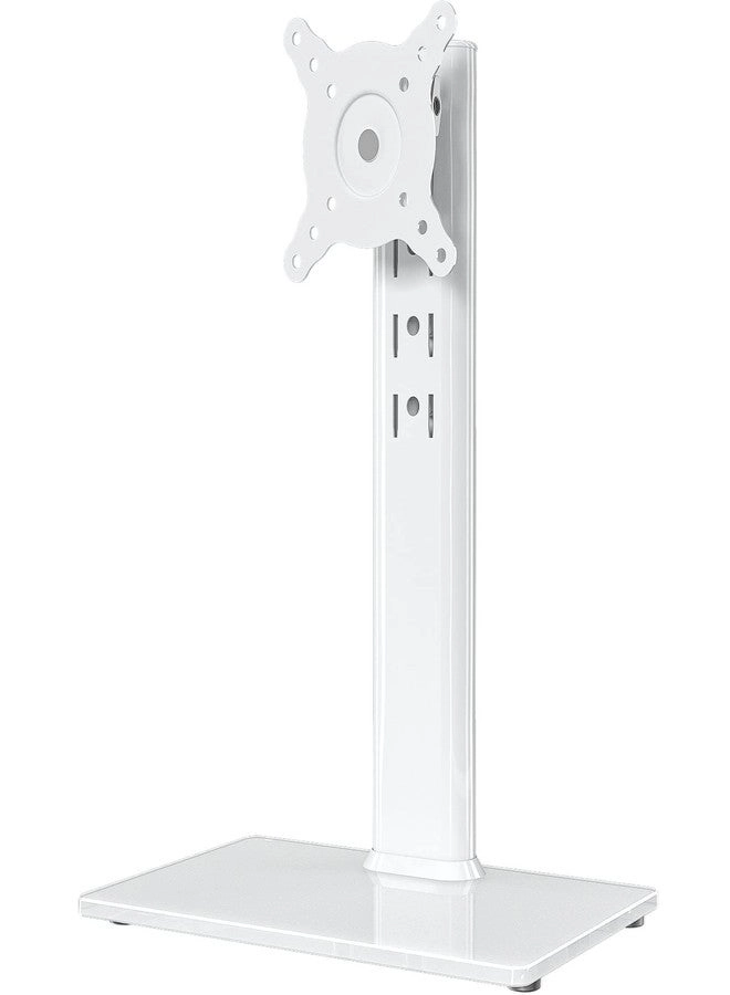 Hemudu Single LCD Computer Monitor Free-Standing Desk Stand Riser - One (1) 13 inch to 32 inch