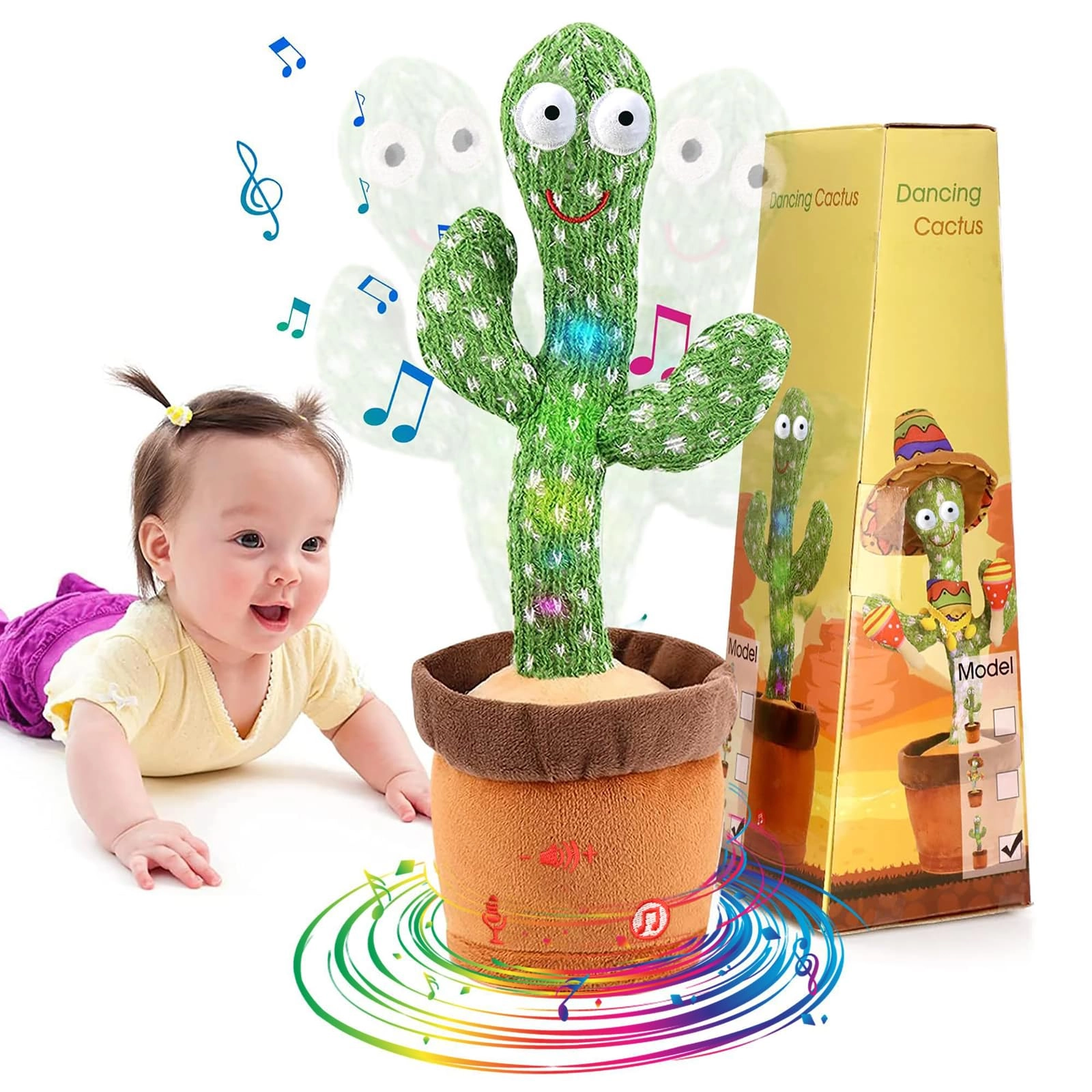 Emoin Cactus Musical Toy - 6 months+