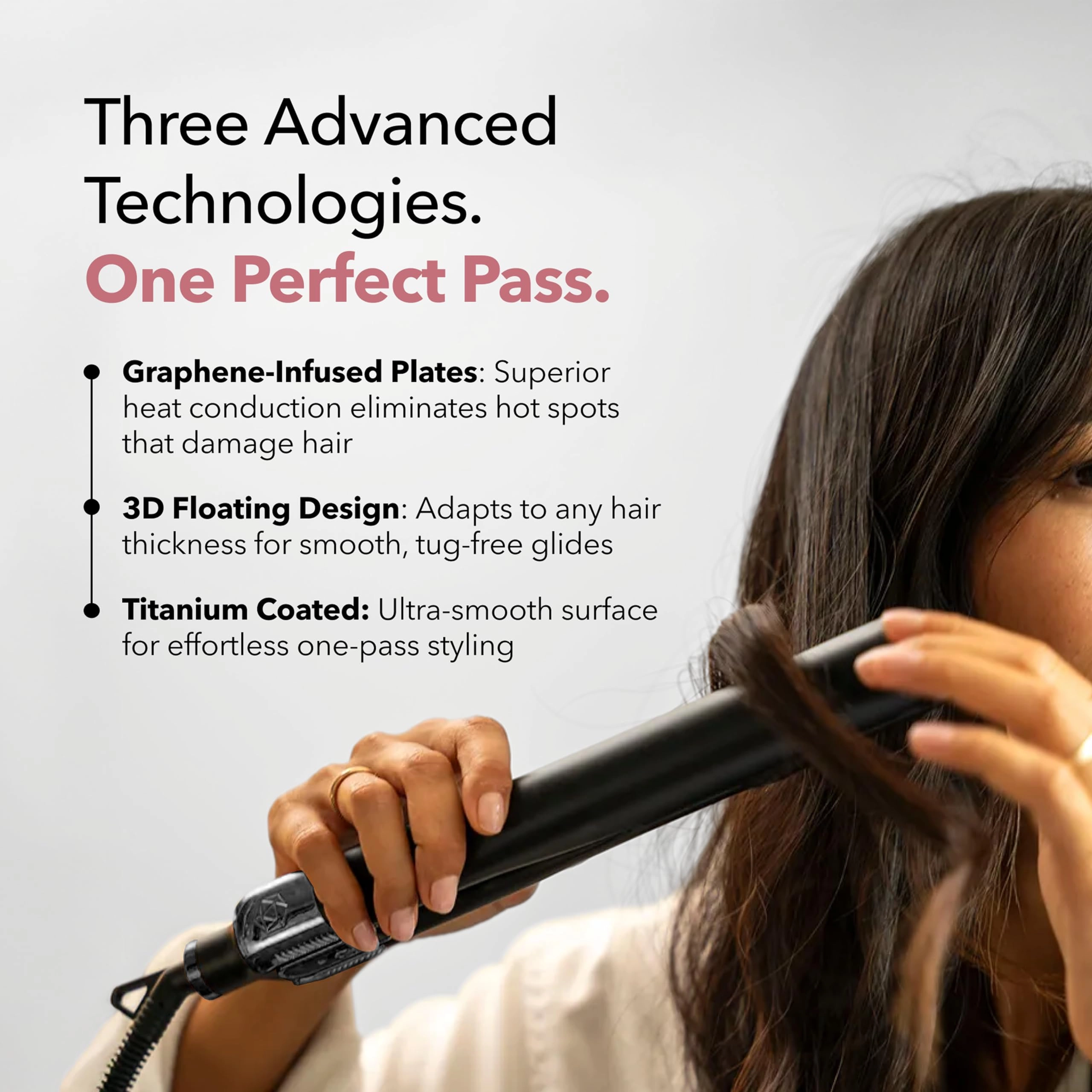 StyleQ - Flat Iron 12 Heat Settings Infrared