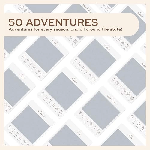 Arizona Adventure Bucket List - 50 Scratch-Off Cards Multicolor