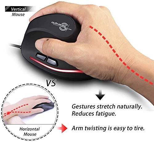 Vertical Ergonomic Mouse T30 - USB