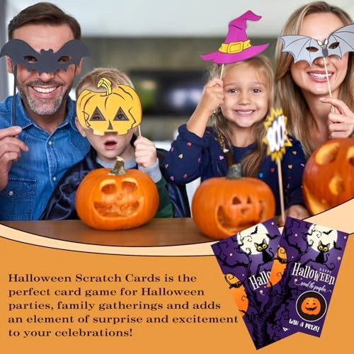 Halloween Scratch Off Cards - Adult 50