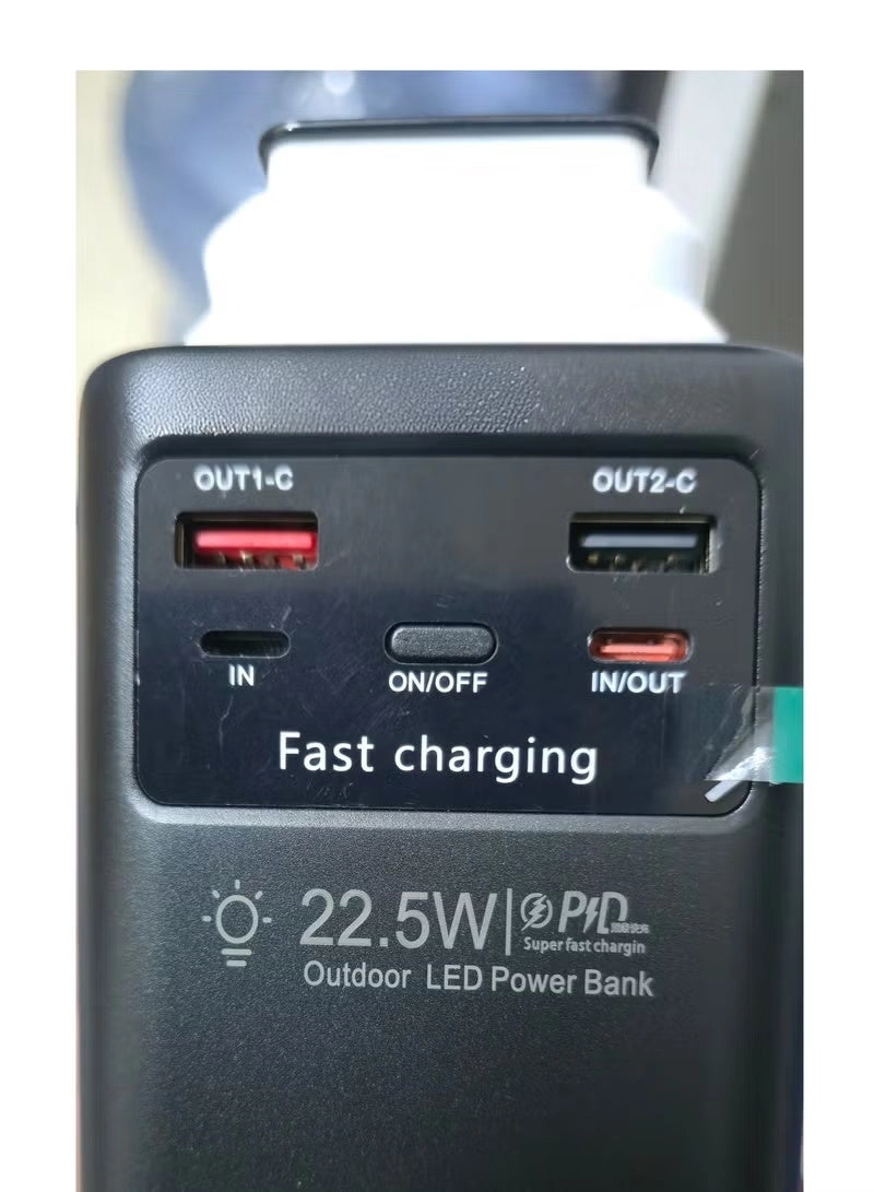 N-37 - 50000mAh 22.5 W Fast Charging 2 USB ports 2 Type-C ports