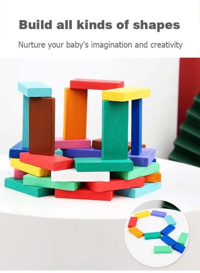 Wooden Building Blocks - 120pcs