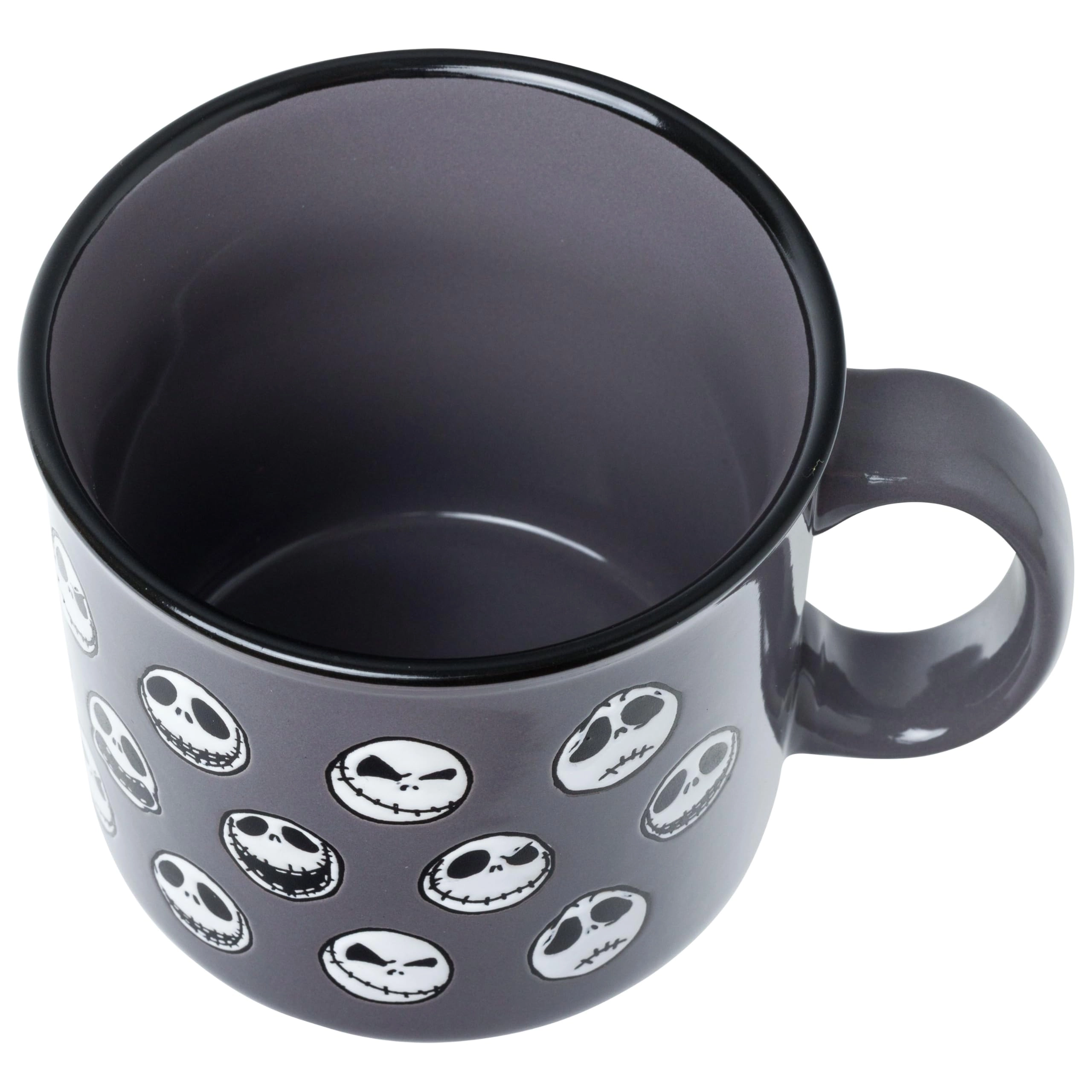 Nightmare Before Christmas Jack Expressions Wax Resist Ceramic Camper Mug - 1 pcs