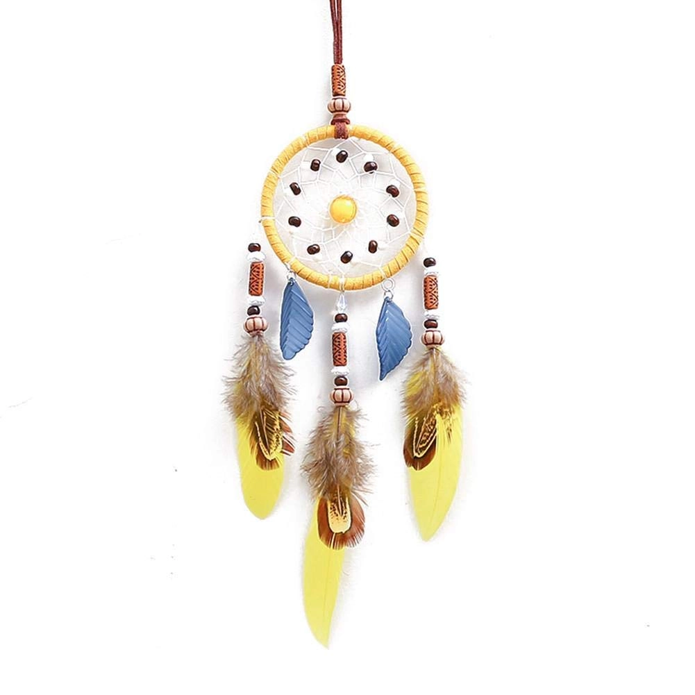 MOGOI Dreamcatcher - woolen yarn, iron hoops, wood beads, feathers