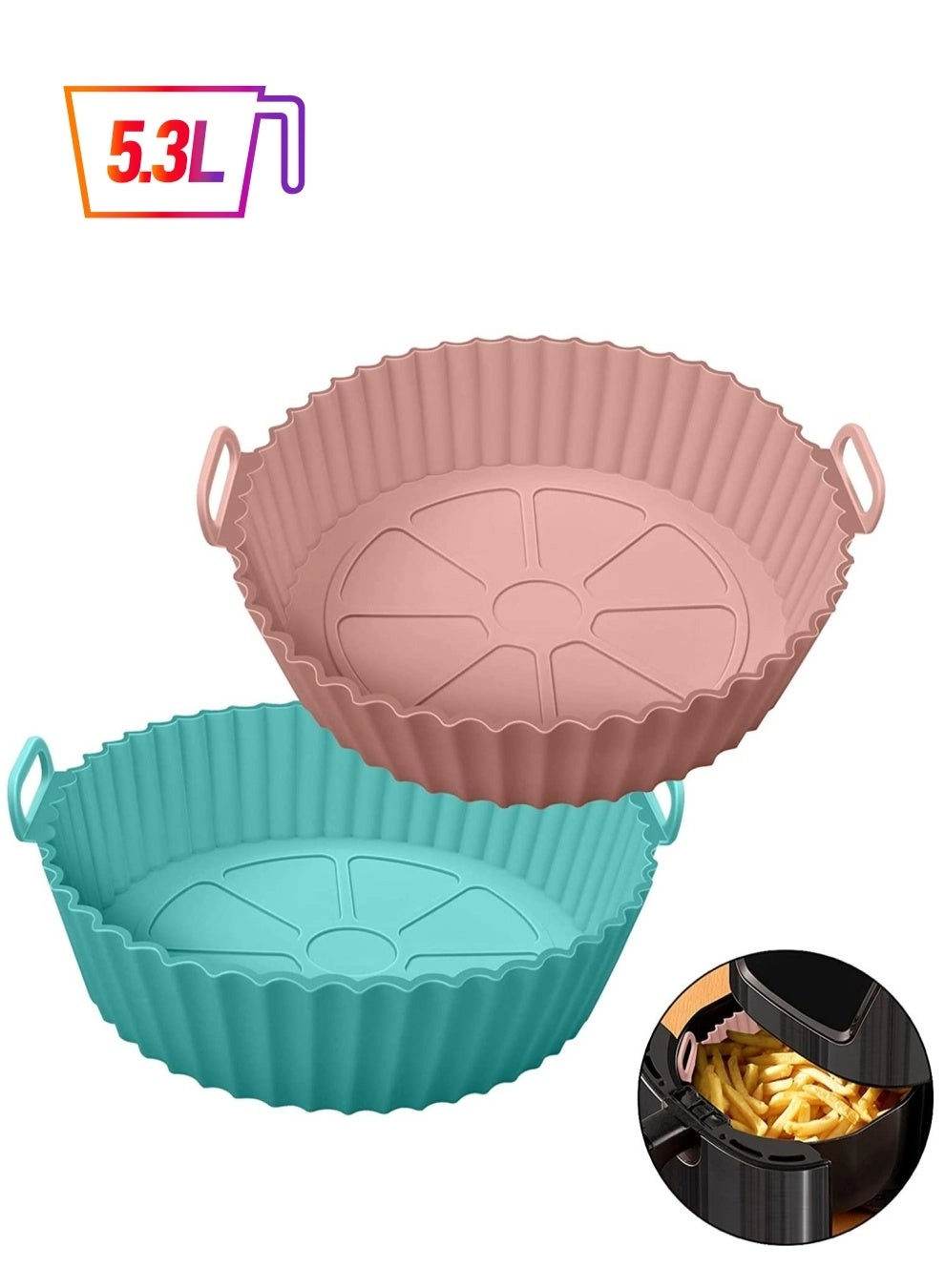 Air Fryer Liner - Silicone 2 Pcs