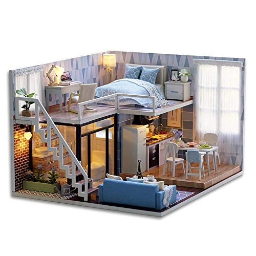 3D Puzzle House (Cryfoktf3n7hkeogg) - Wooden Kit with Furniture