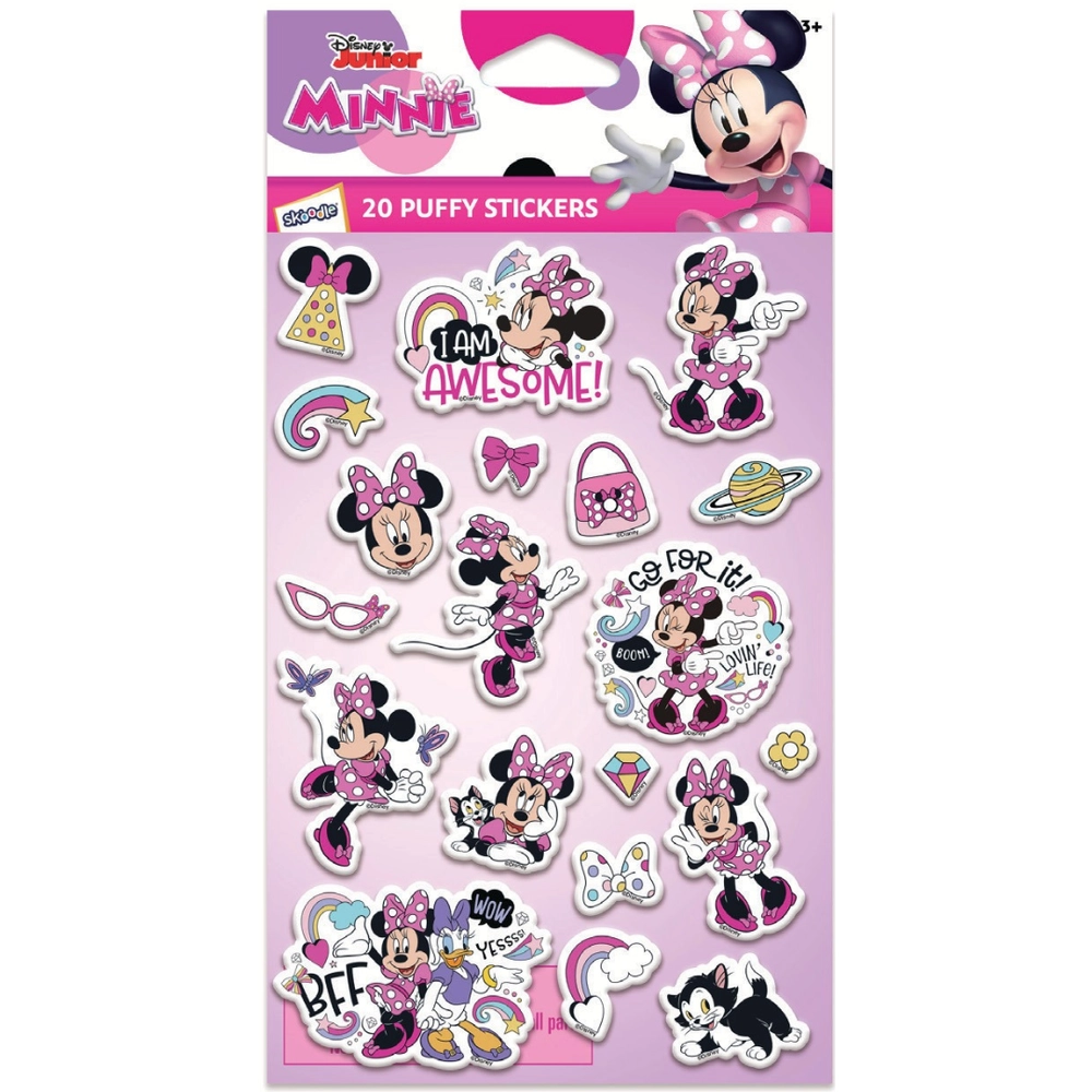 Disney Minnie Sticker Book 3D Puffy 20 pcs