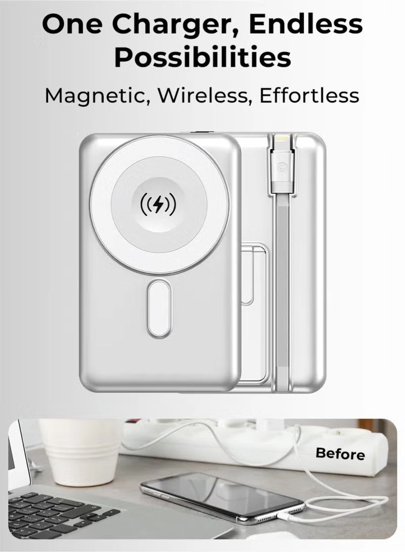 MagSafe Wireless Power Bank - 5000mAh 20W Fast Charging