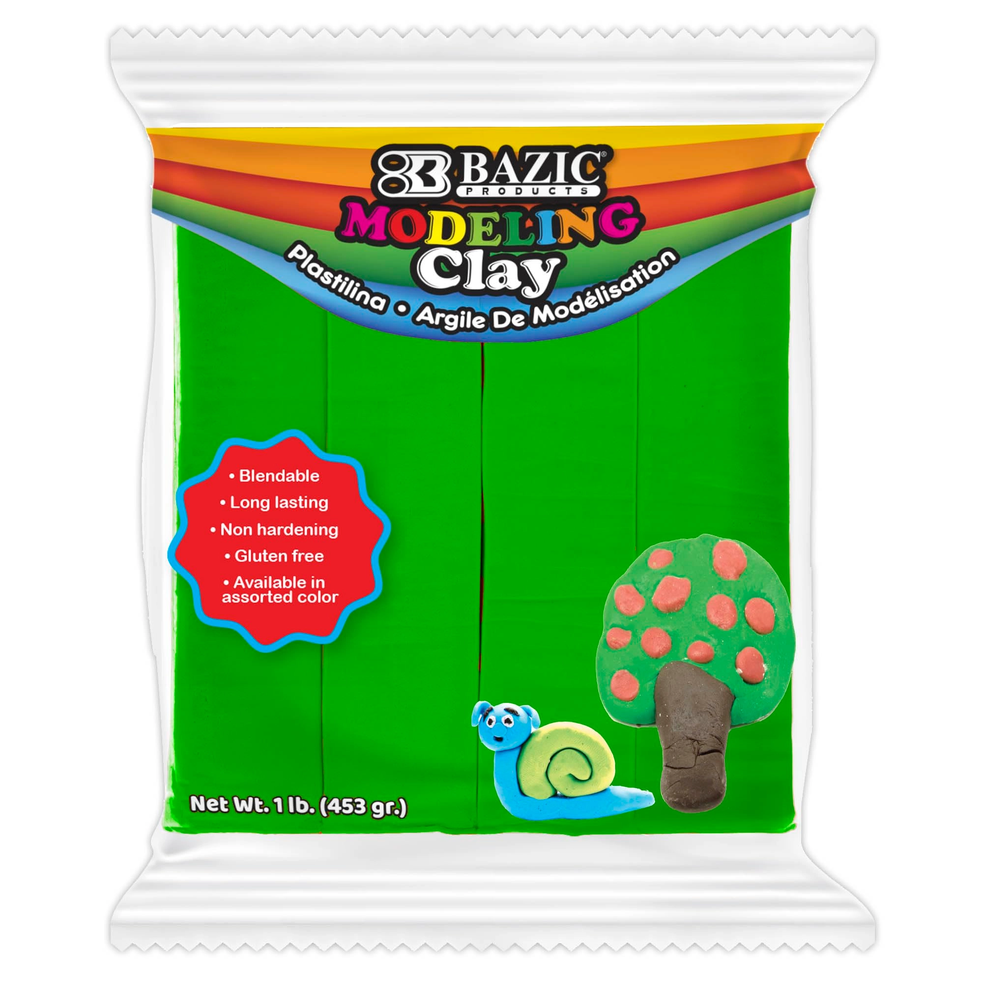 Bazic Products Modeling Clay - 11441g 24 pcs.