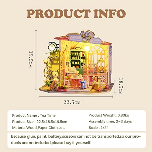 DIY Dollhouse Miniature Kit - 3D Wooden Furniture