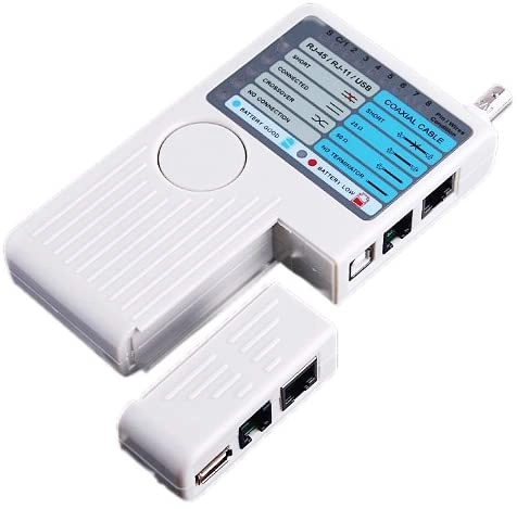 Lan Checker - RJ-45 RJ-11 BNC 1394 USB Local or remote test mode