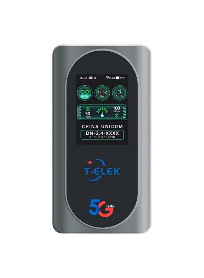 T-ELEK Mobile WiFi Hotspot - 100 Mbps WiFi 6