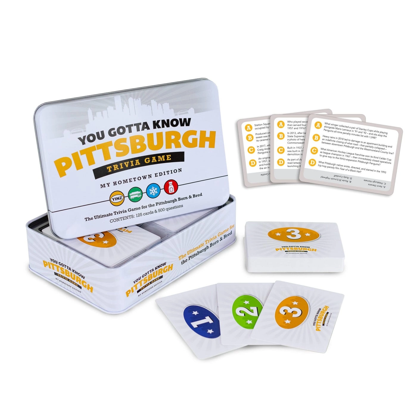 You Gotta Know Pittsburgh Hometown Trivia - 125 trivia cards 500 Questions
