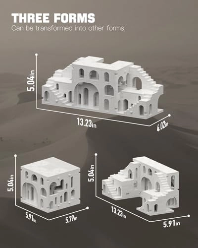 Architectural Transformable Castle - 1170pcs