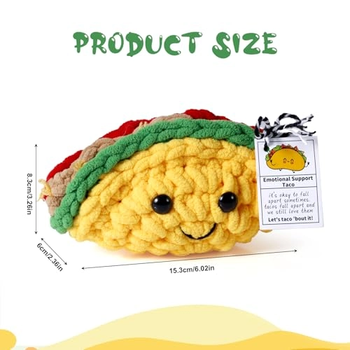 Positive Taco 15.3 cm Crochet