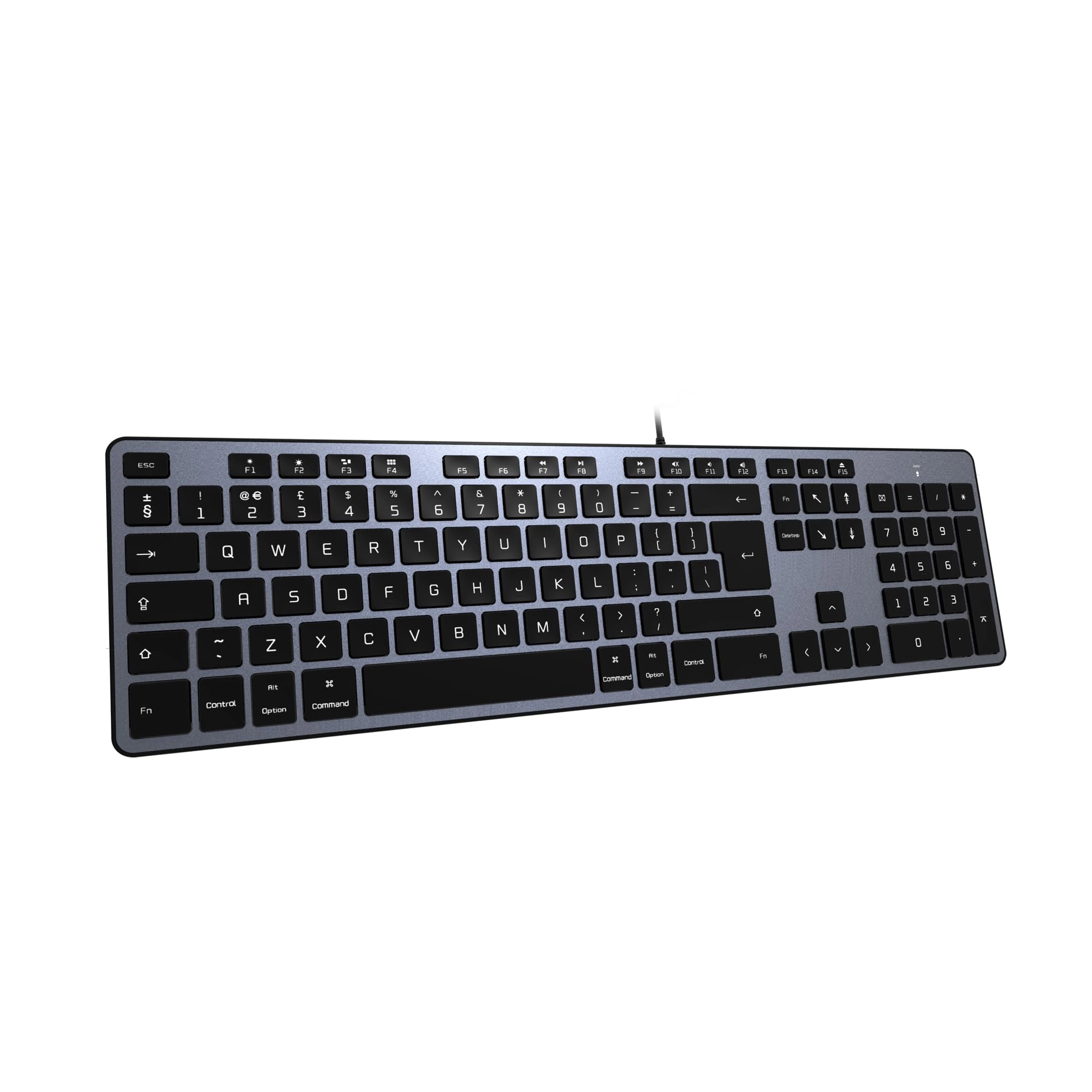 Slim USB Wired Keyboard - UK Wired