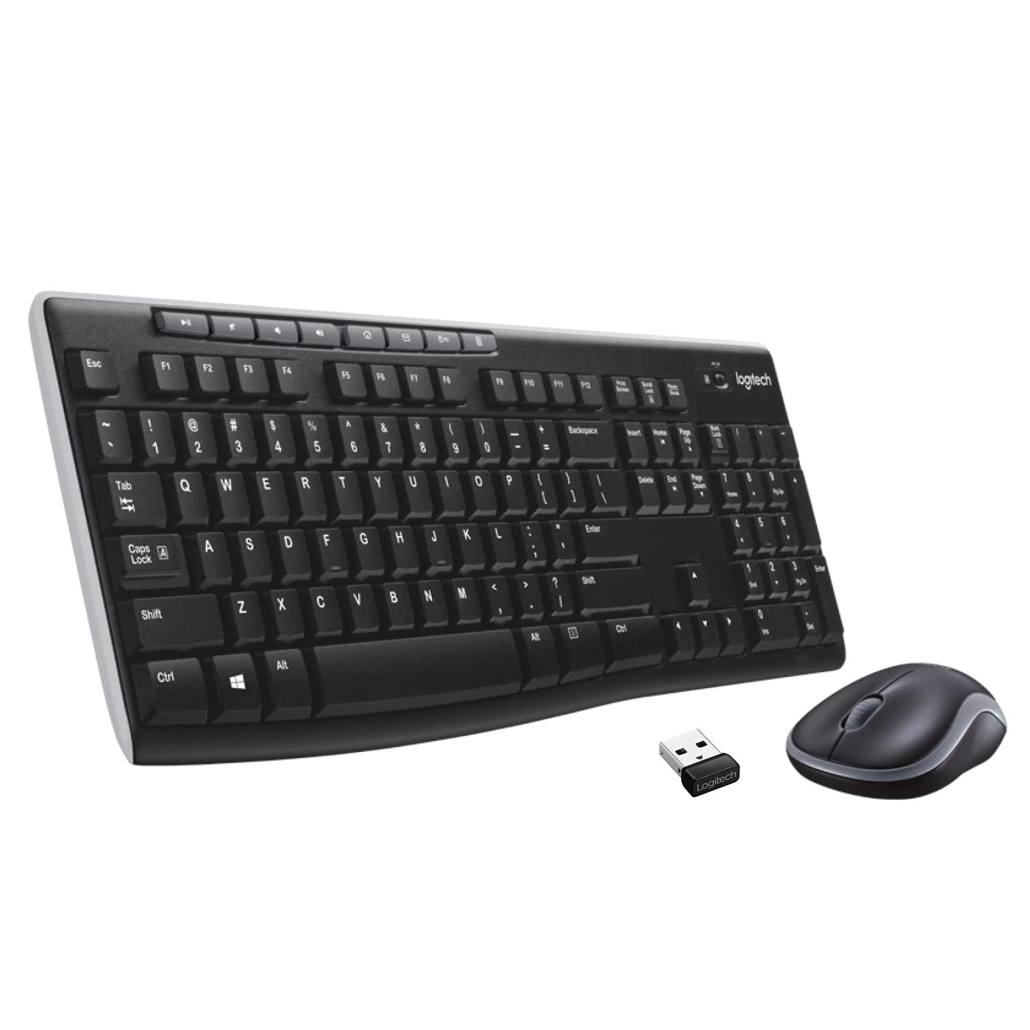 Logitech, Logitech Asia Pacific Ltd MK270r - QWERTY Wired/Wireless