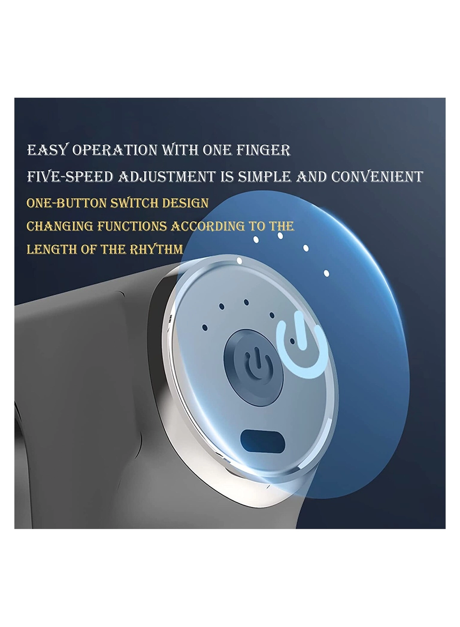 Massage Gun - Portable Deep Tissue 4 Massage Heads