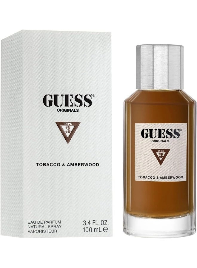 GUESS Tobacco And Amberwood Eau de Parfum 100ml