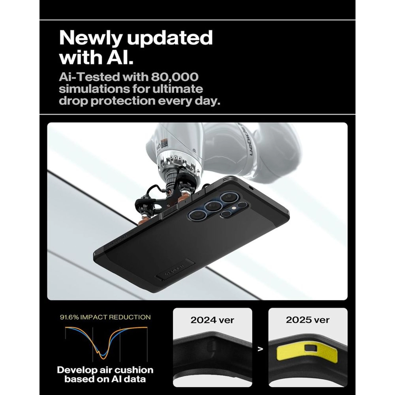 Tough Armor AI MagFit Case for Samsung Galaxy S25 Ultra