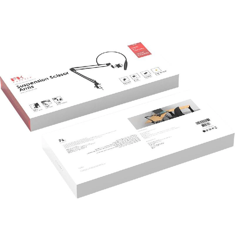 Elite Microphone Shock Mount Stand - Pop Filter Adaptor Black