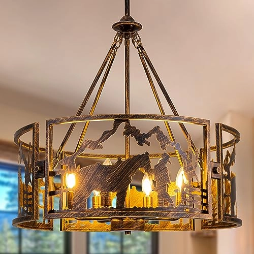 Farm Chandelier - 31.49"