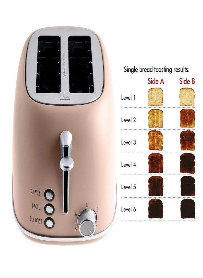 Retro Rounded Bread Toaster - 2 Slice