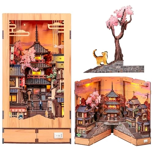Book Nook Kit - Japanese Street at Dusk