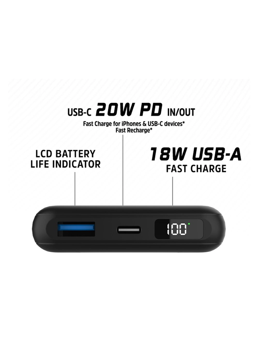 QE10008PQ_BK - 10000mAh 20W