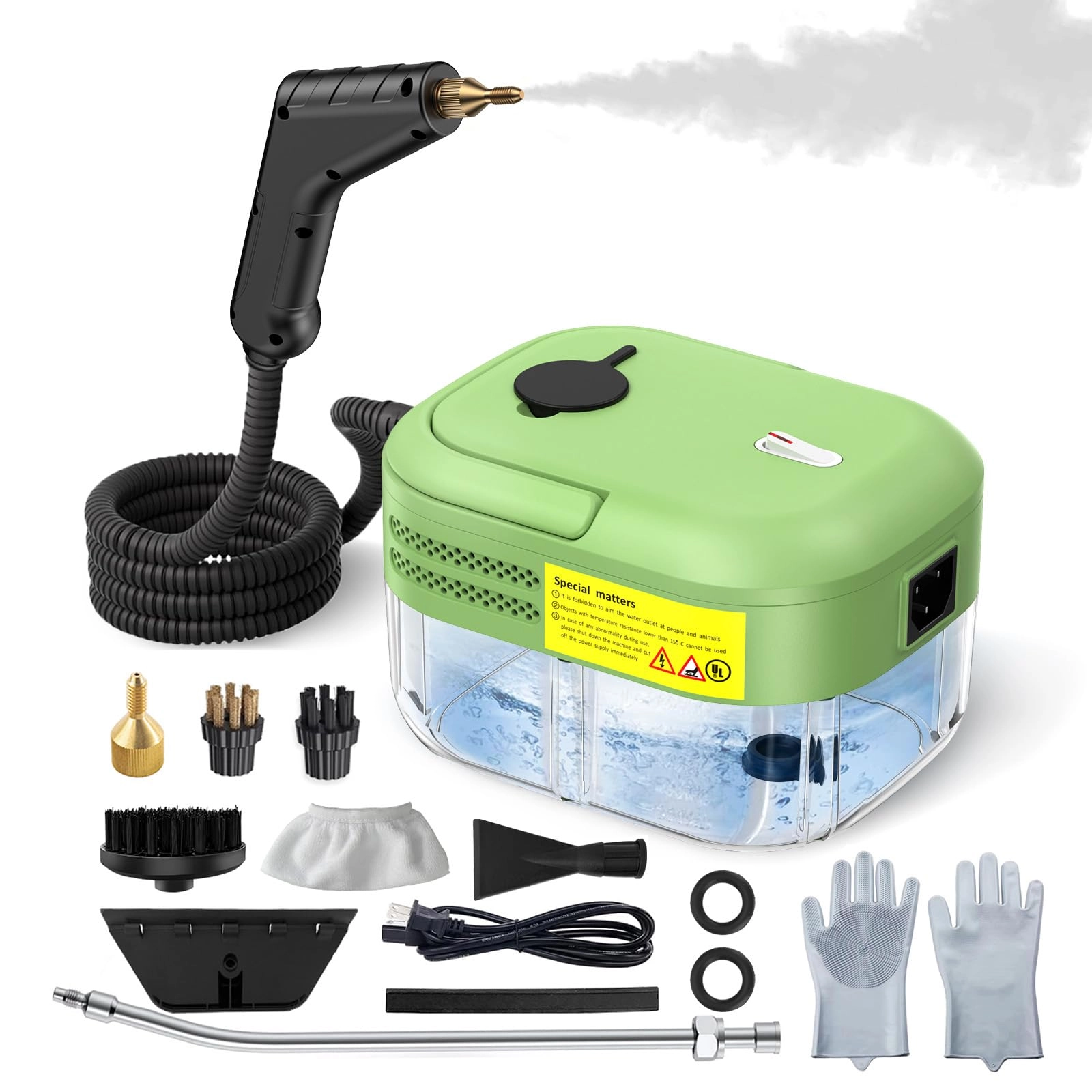 2500W Pulitore a Vapore Professionale - 4.5 BAR