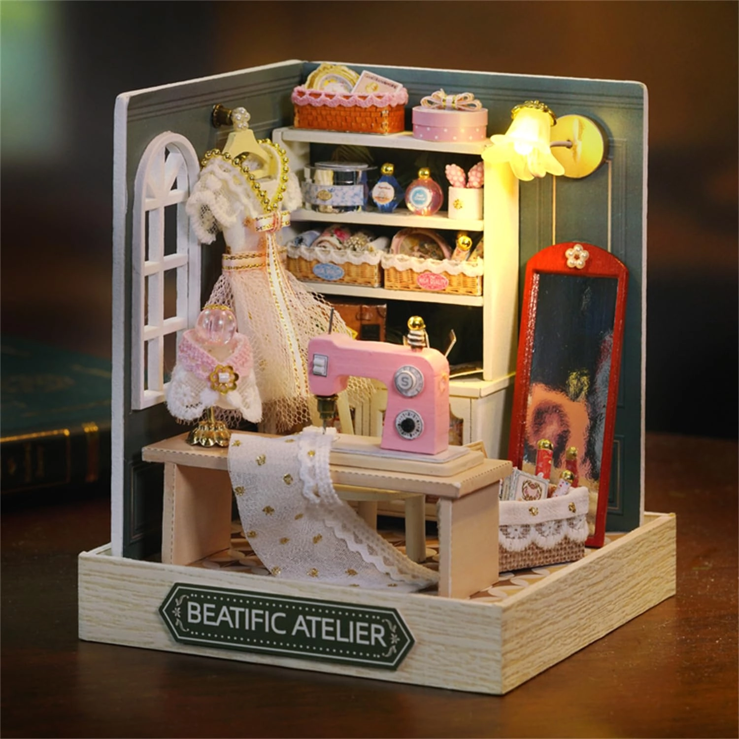 DIY Miniature House Kit - Vintage Coffee Shop