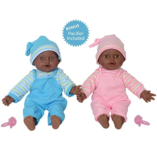 Twin Baby Dolls - 12 inch Vinyl African American Ages 2+