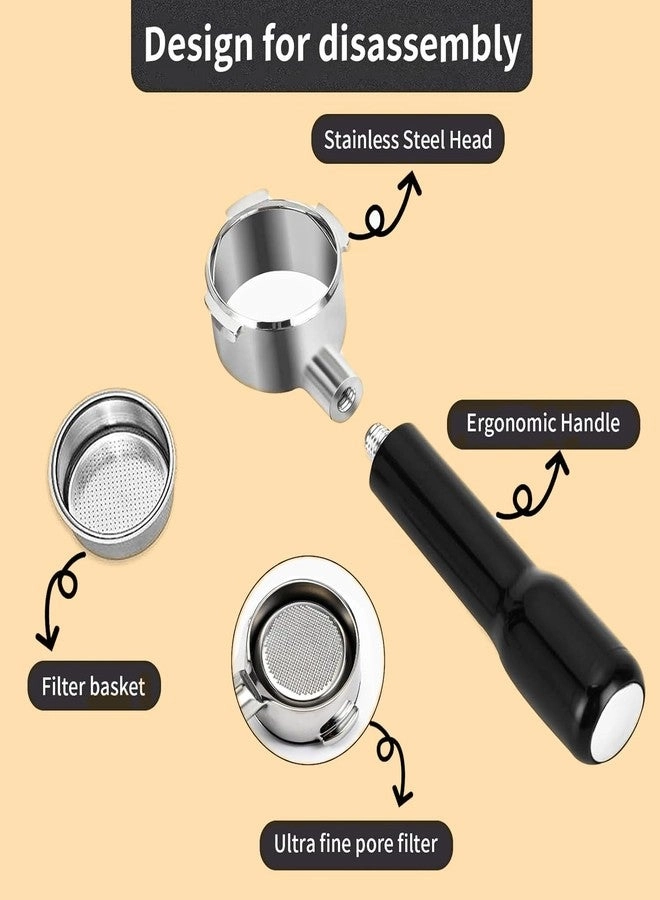 Bottomless Portafilter - 51mm 3-Ear Stainless Steel