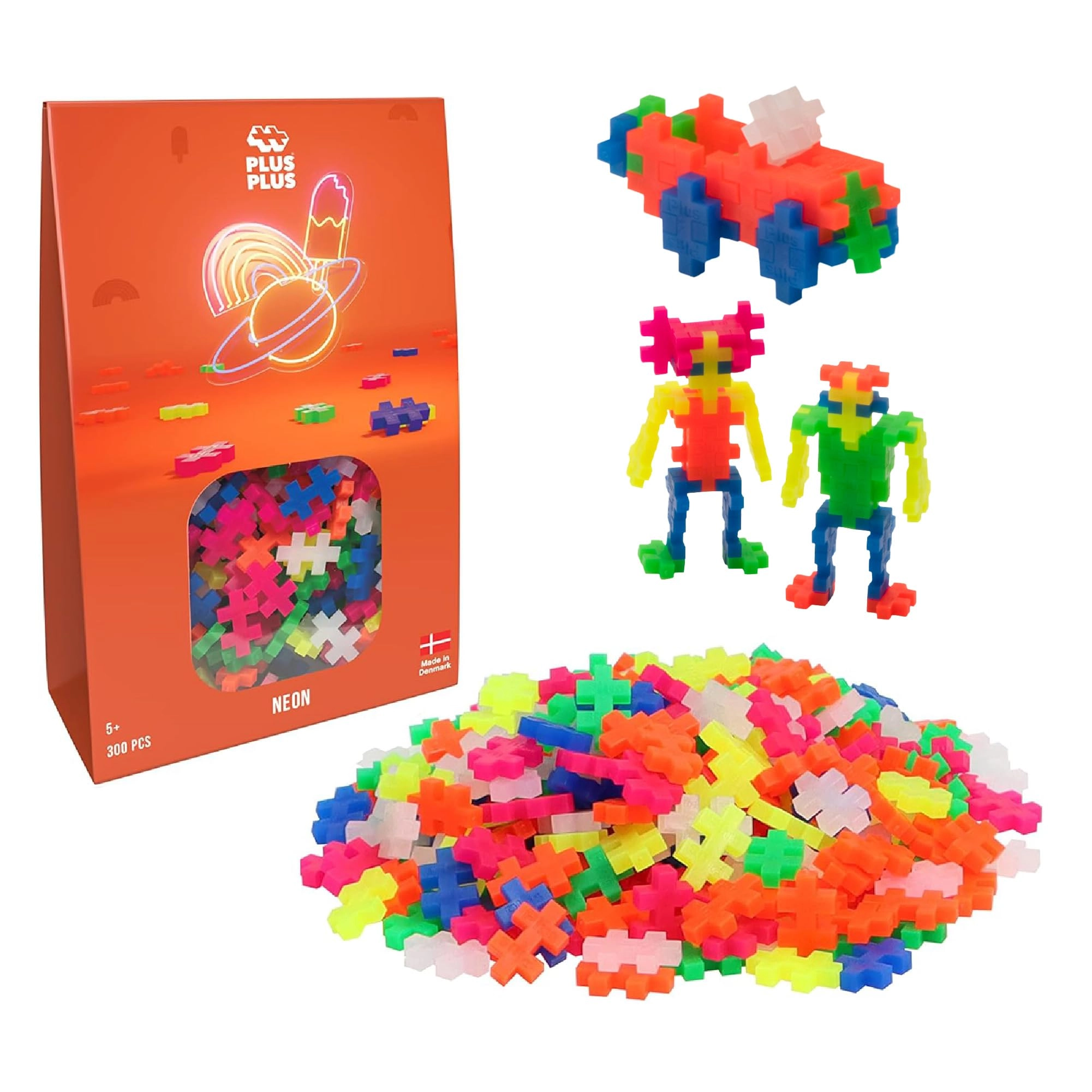 Plus-Plus Neon Mix - 300 pcs