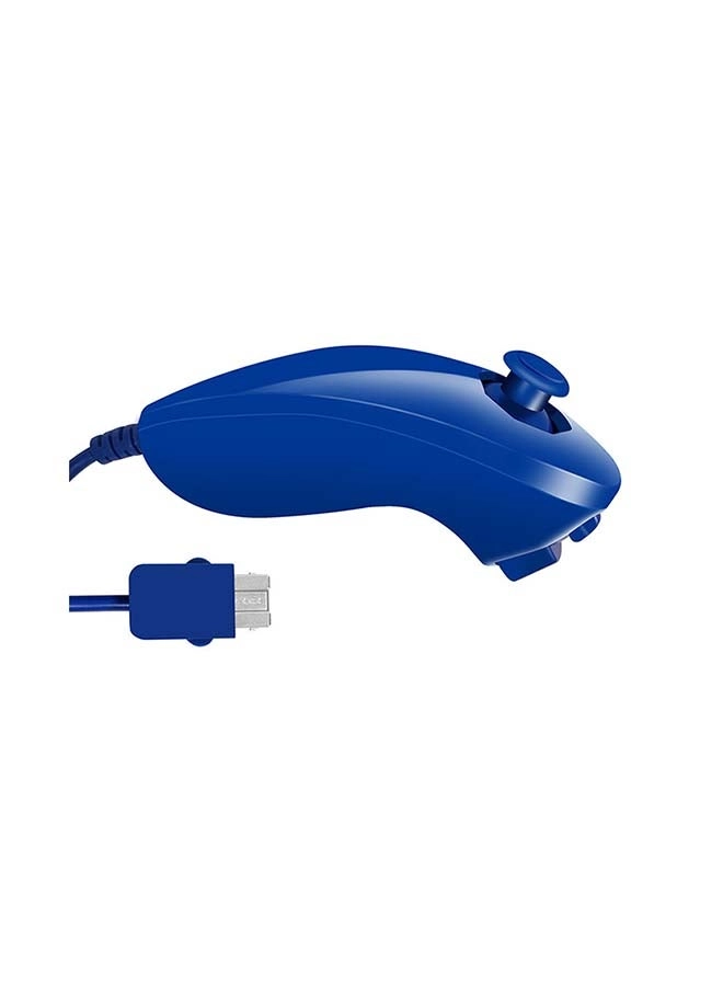 Wii Left Hand Controller - Blue Nintendo Wii