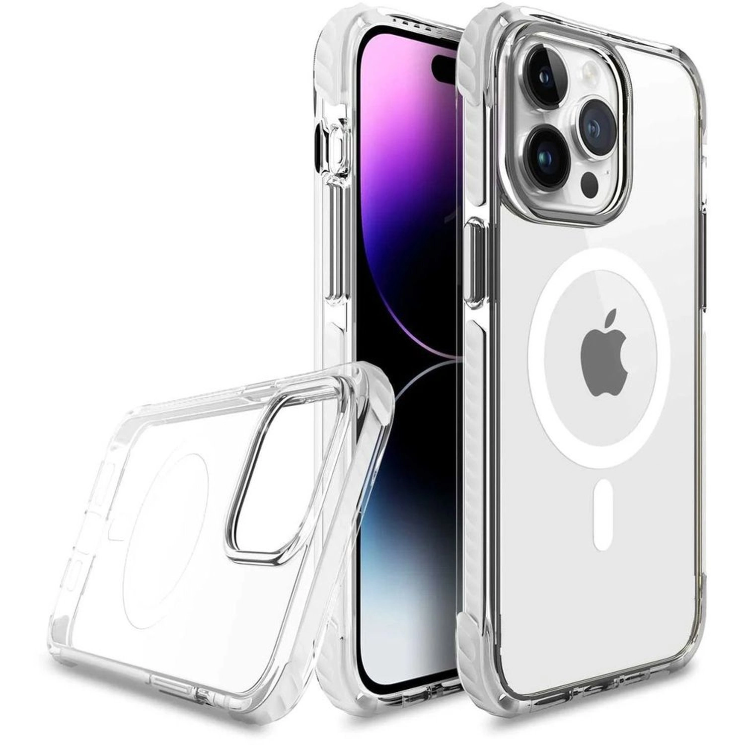 PC-TM10B Magnetic Clear Case with MagSafe for iphone 15 plus