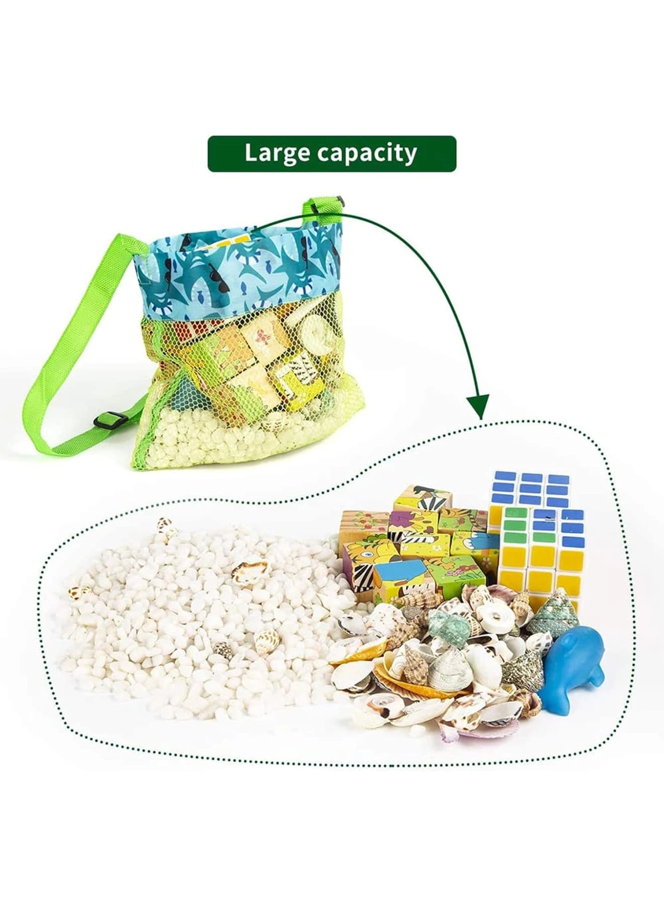 Shell Bags - Beach Mesh 5 Pcs