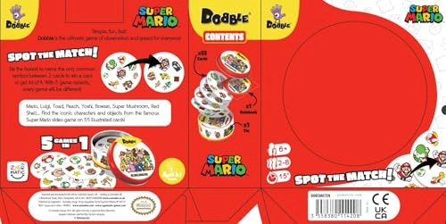 Dobble: Super Mario - Card Game