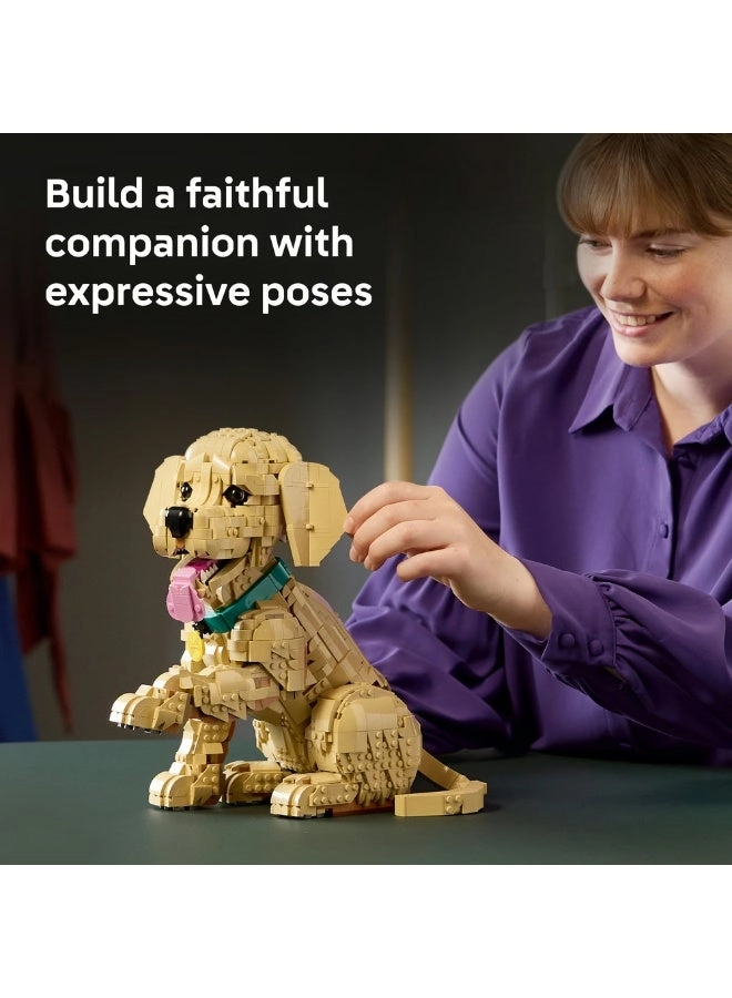 Golden Retriever Puppy (11384) - Posable Home Decor