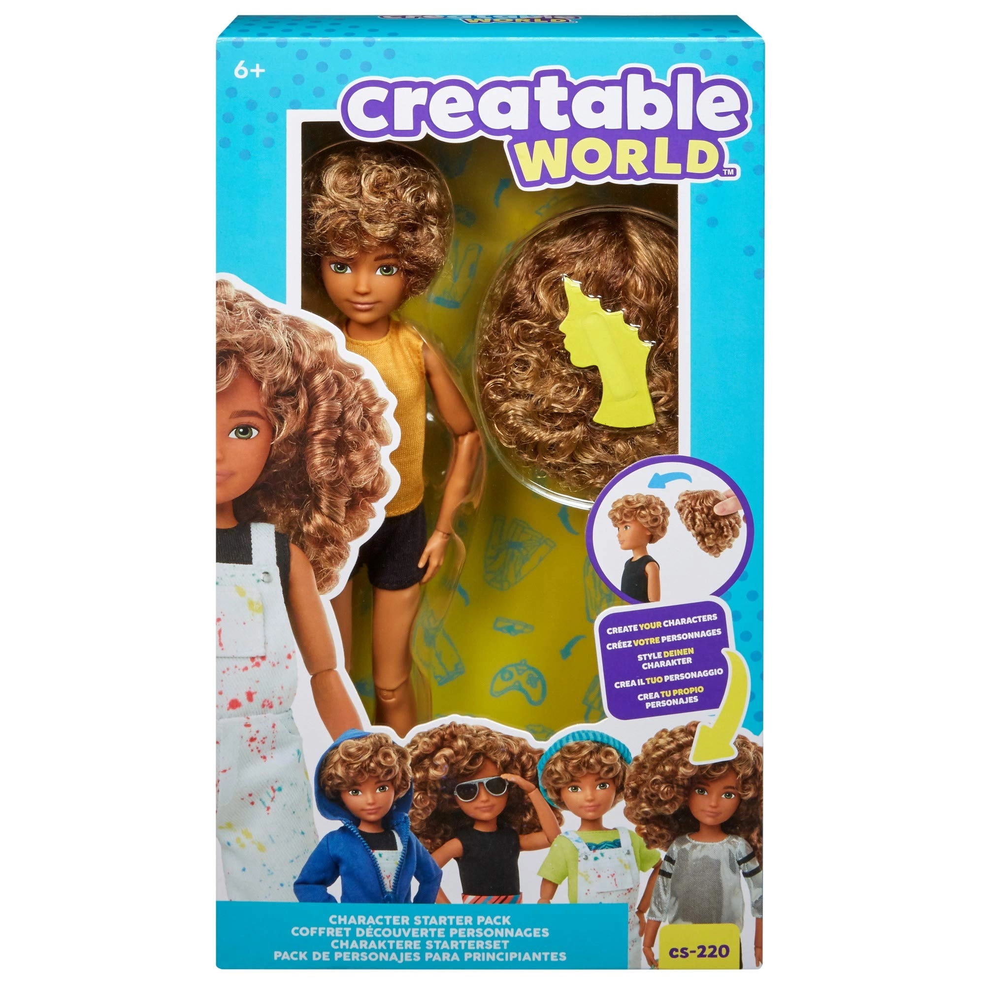 Mattel Creatable World Basic Character Kit - 11-inch Curly Blonde Ages 6+
