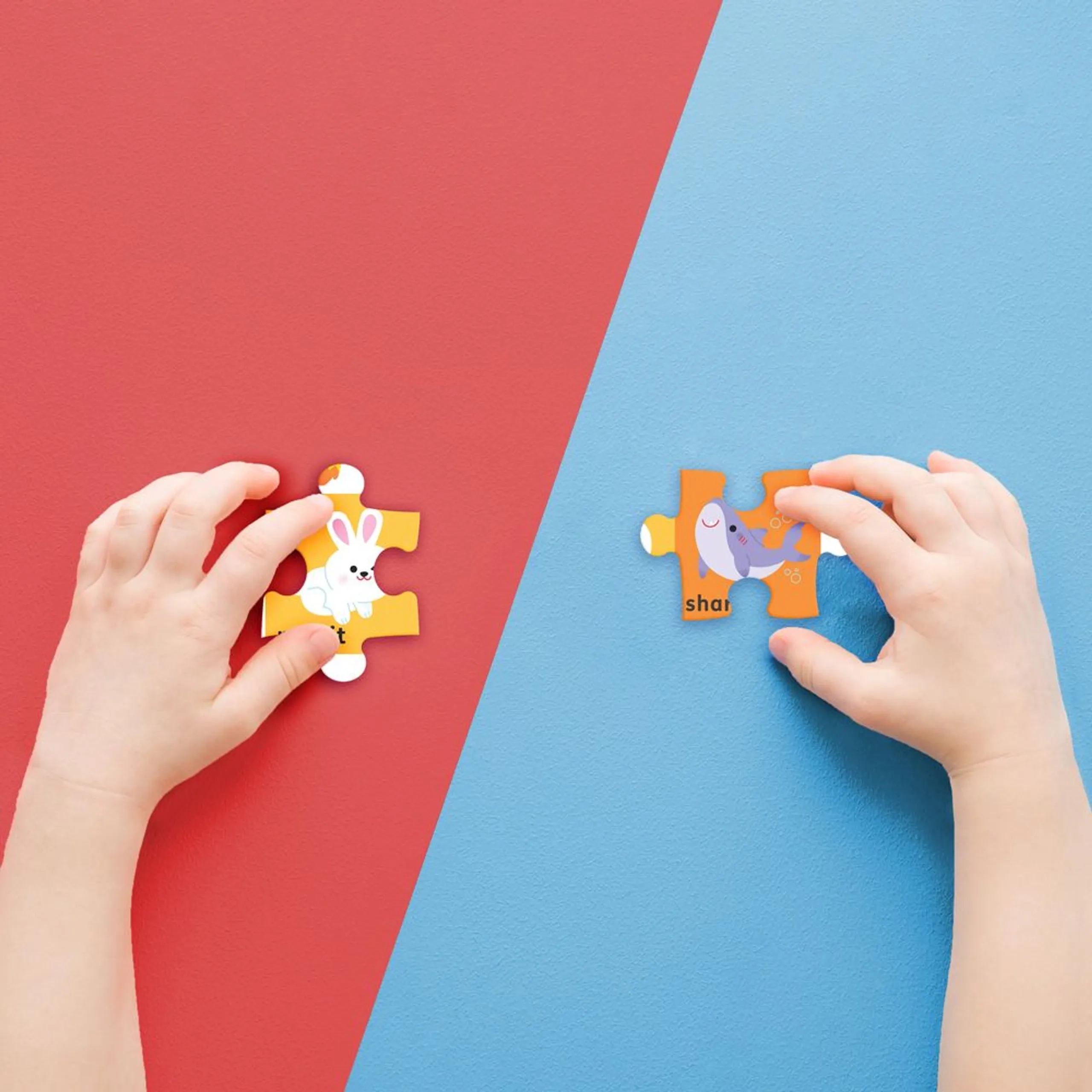 Floor Puzzle & Book Set - First Animals - 3 years+ 28 pieces